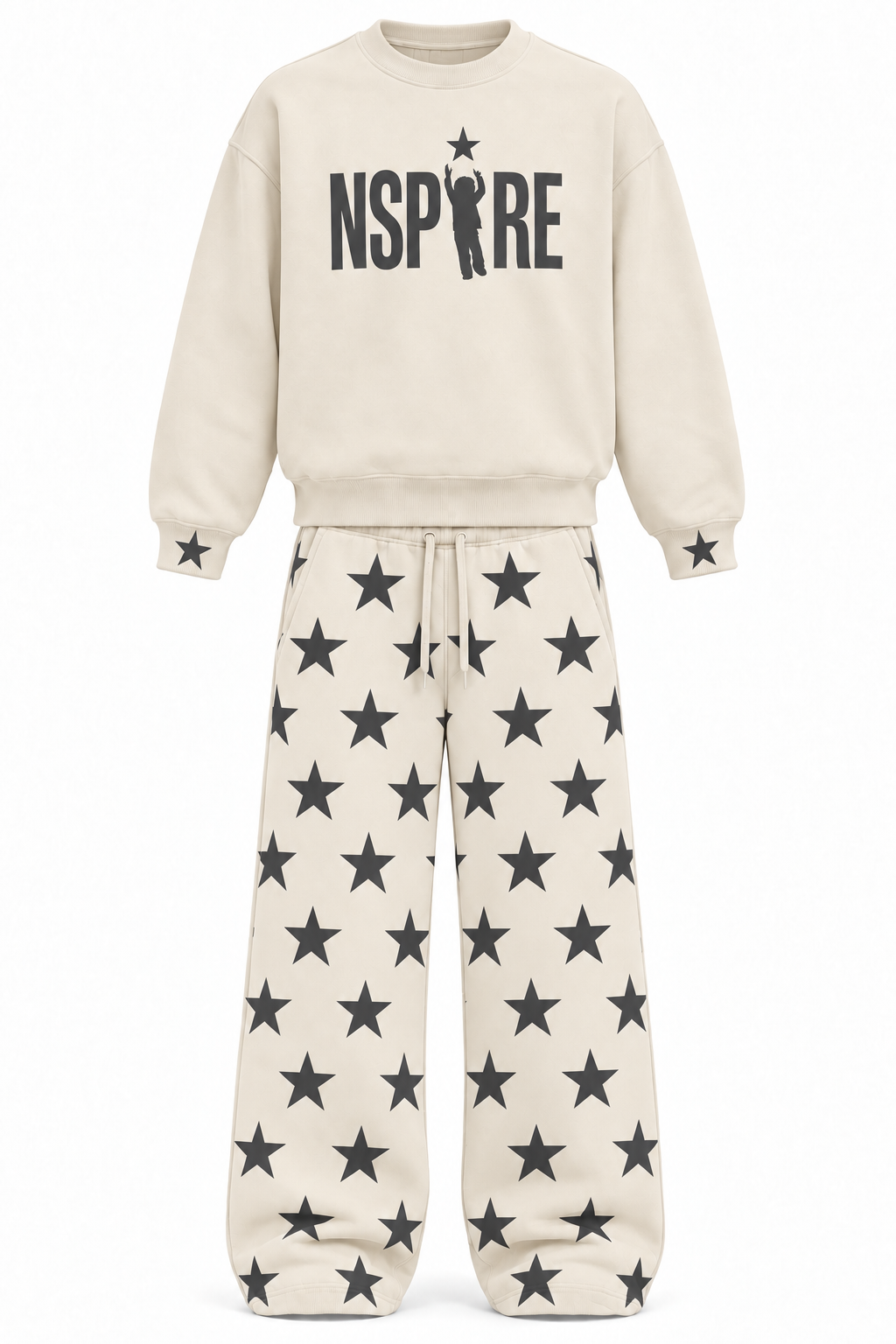 Starry Nights Set — Cream / bone full-resolution design mockup