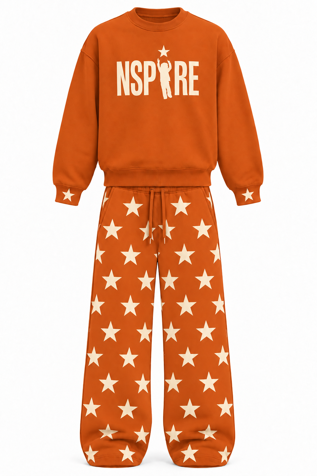 Starry Nights Set — Burnt orange full-resolution design mockup