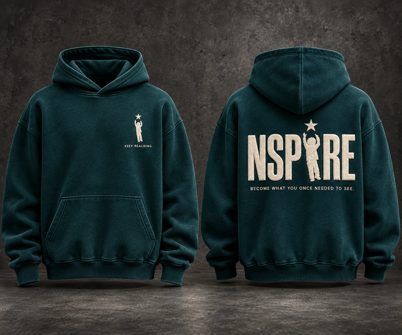 The Signal Hoodie full-resolution design mockup