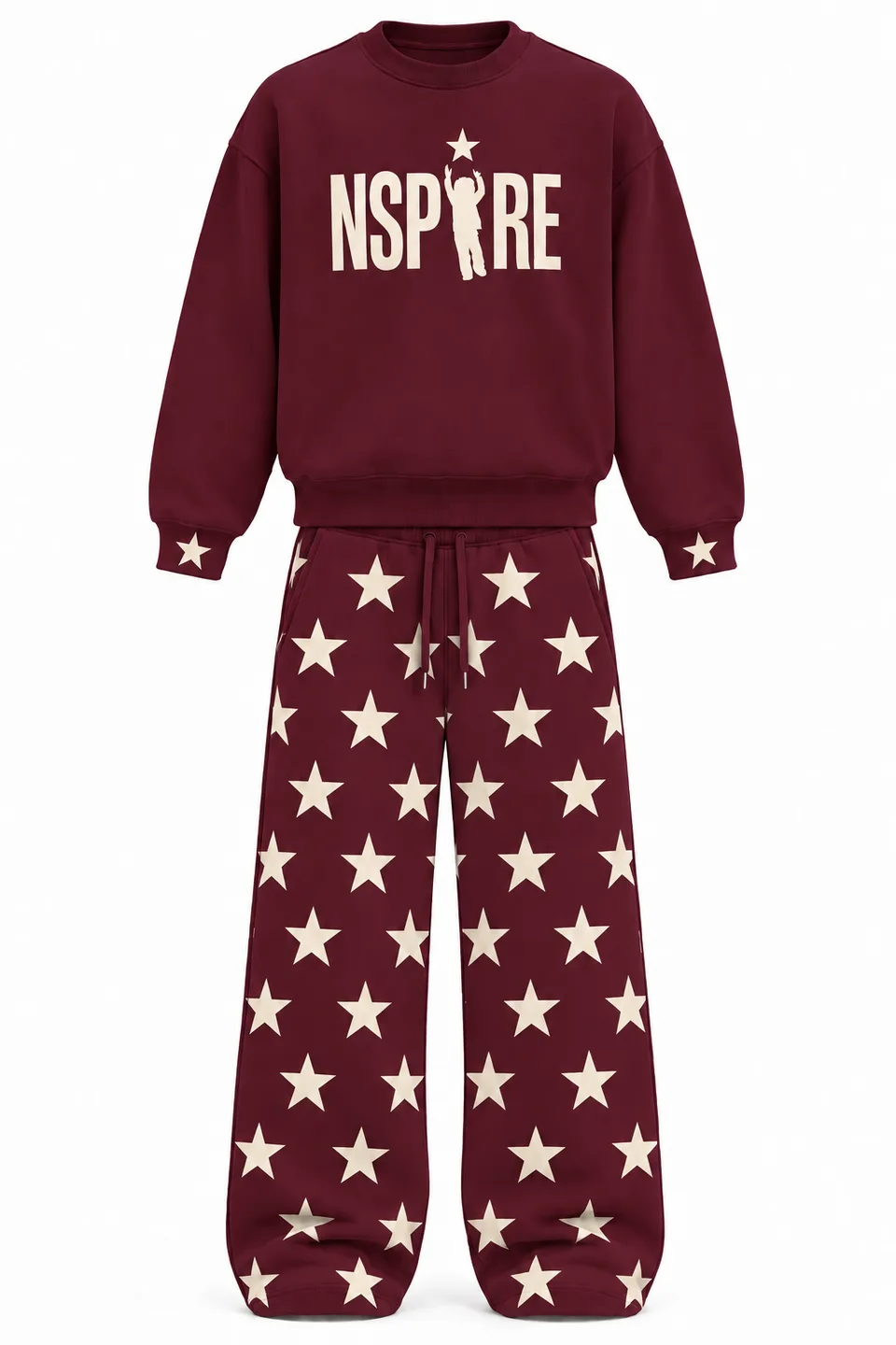 Starry Nights Set — Burgundy, Burgundy concept mockup