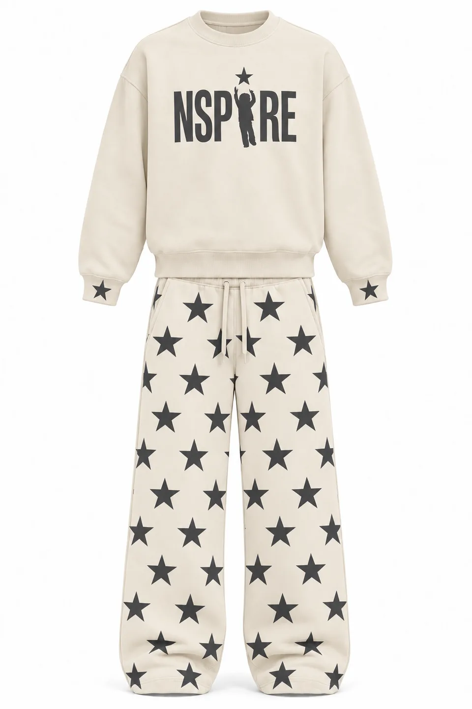 Starry Nights Set — Cream / bone, Cream / bone concept mockup