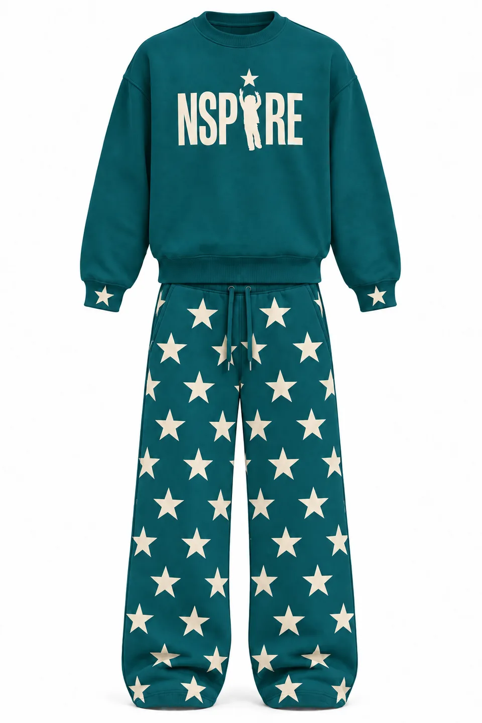 Starry Nights Set — Deep teal, Deep teal concept mockup