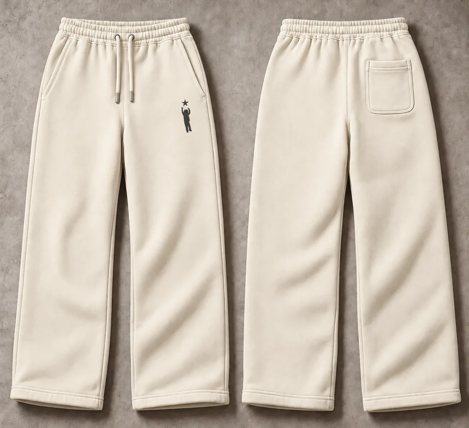 Pants Design 1 — Cream / bone — Cream / bone design mockup