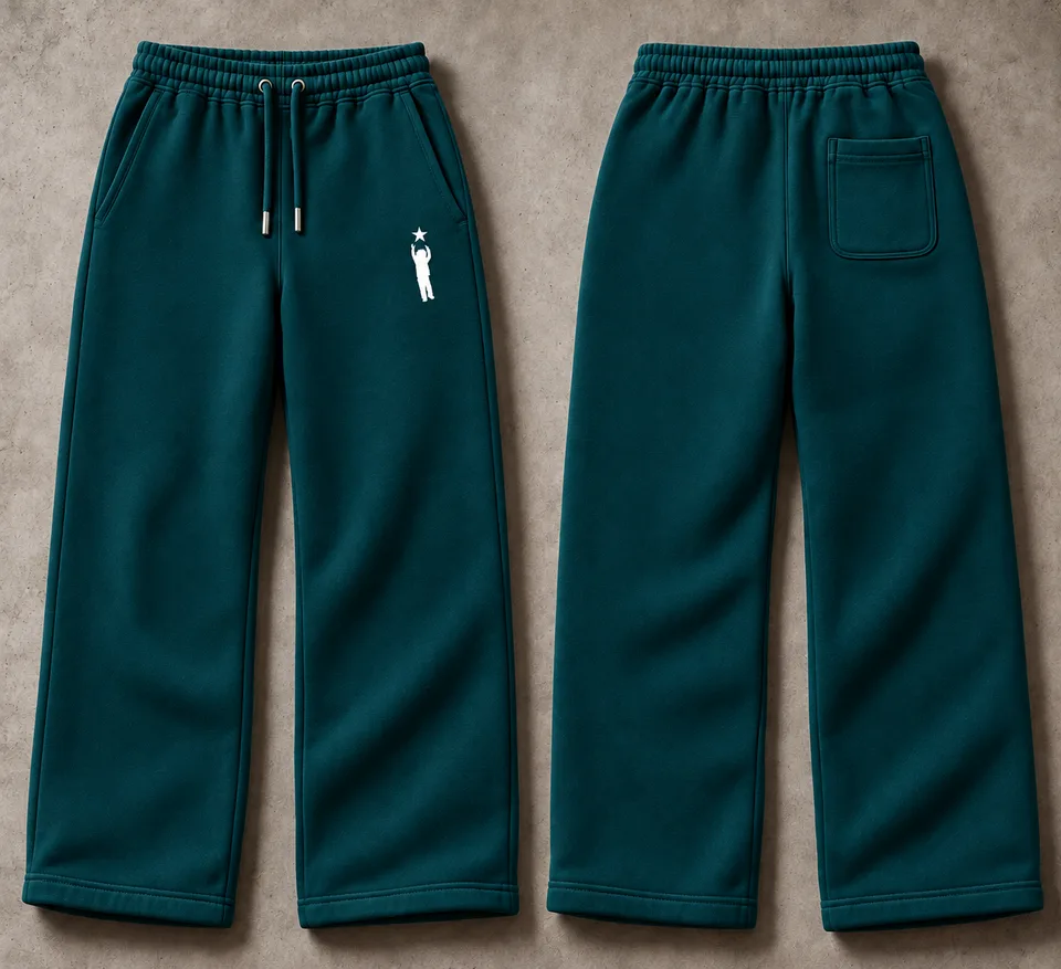 Pants Design 1 — Deep teal — Deep teal design mockup