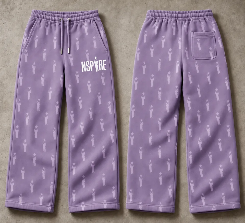 Pants Design 2 — Dusty lilac — Dusty lilac design mockup