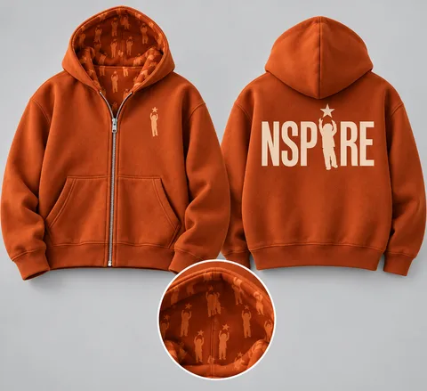 Hoodie Style 2 — Burnt orange